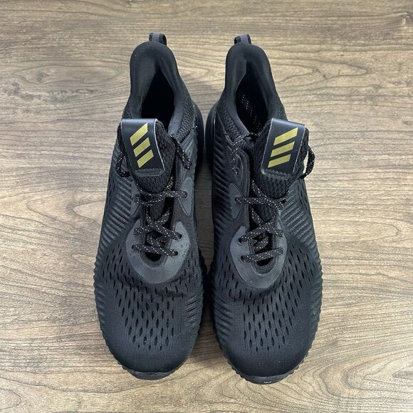Adidas Alphabounce 1 Running Shoes Mens Size 7.5 Black Sneakers - Picture 5 of 12